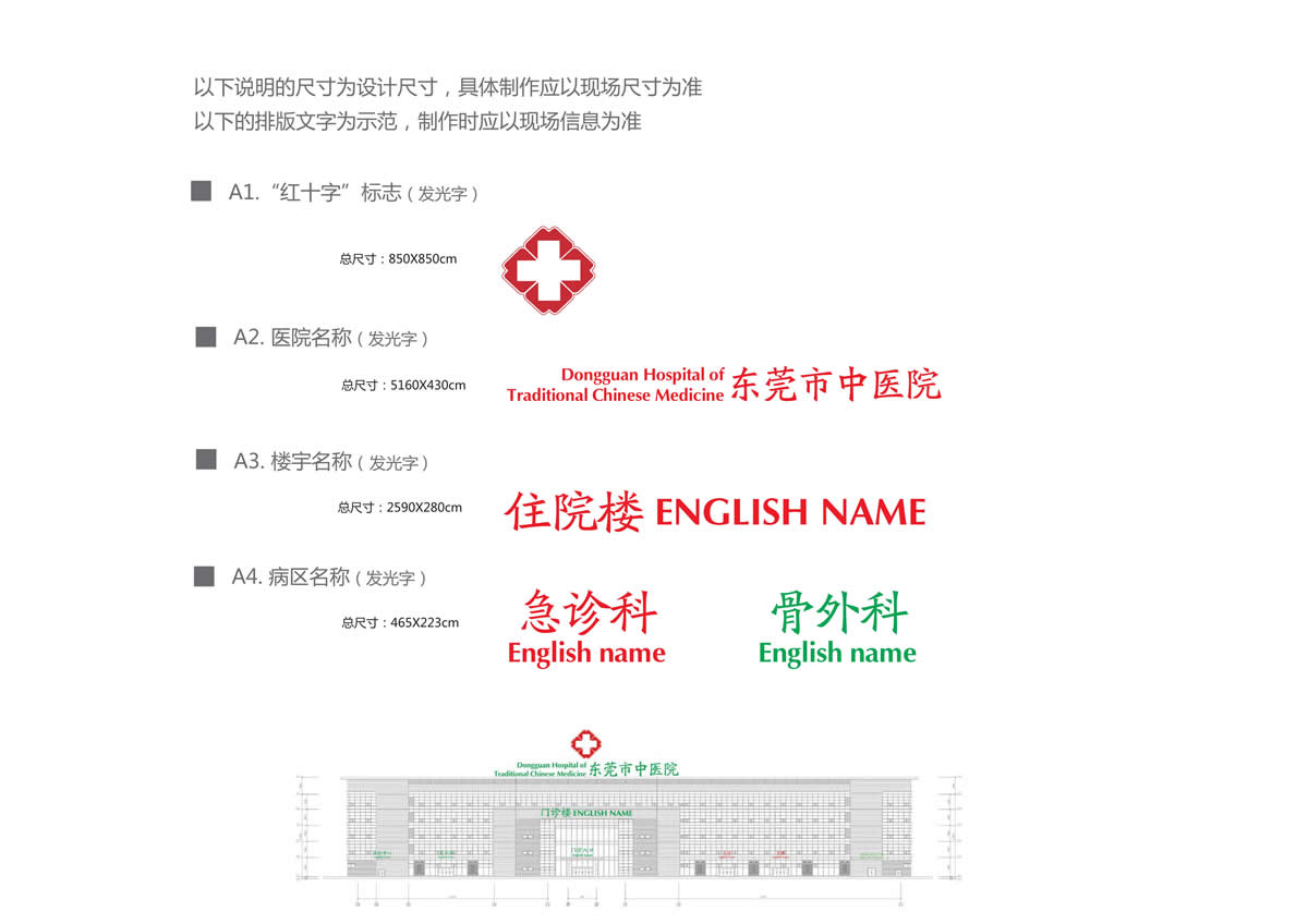 東莞中醫(yī)院整體導(dǎo)視系統(tǒng)設(shè)計